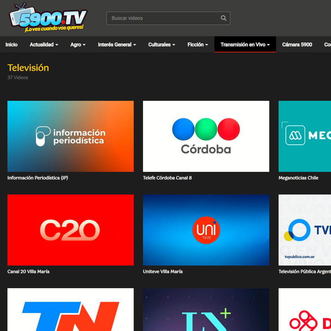 Foto 1 de 5900 TV Canal a demanda con plataforma en internet